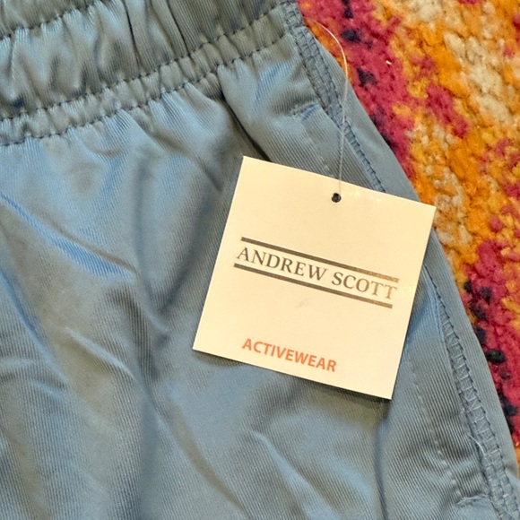 Kids Blue Drawstring Shorts - Picture 2 of 5